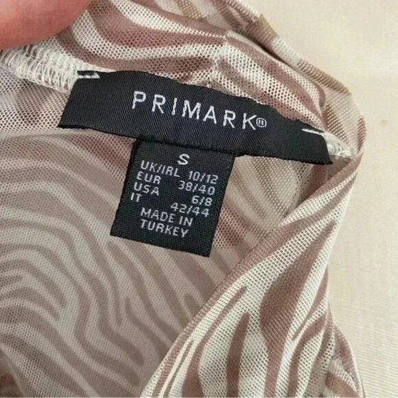 Primark Sheer Stretchy Bodysuit Women’s Size Small - Picture 7 of 7